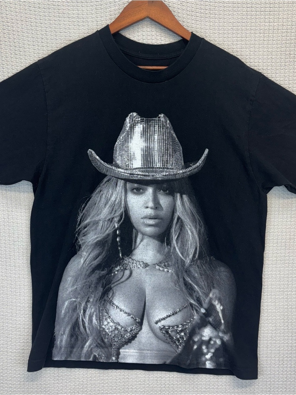 Beyonce Renaissance World Tour RWT2023 Black Cotton T Shirt Adult Size Large